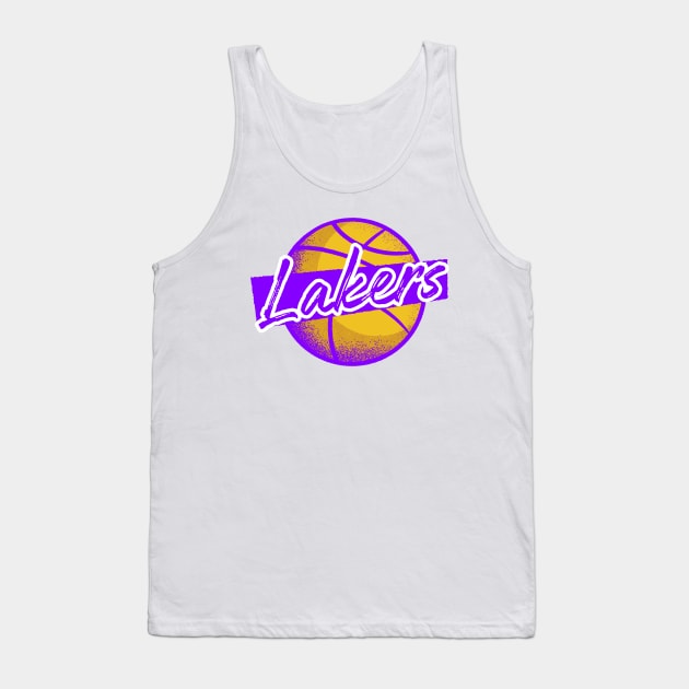 Basketball Lakers Tank Top by Bruno Pires